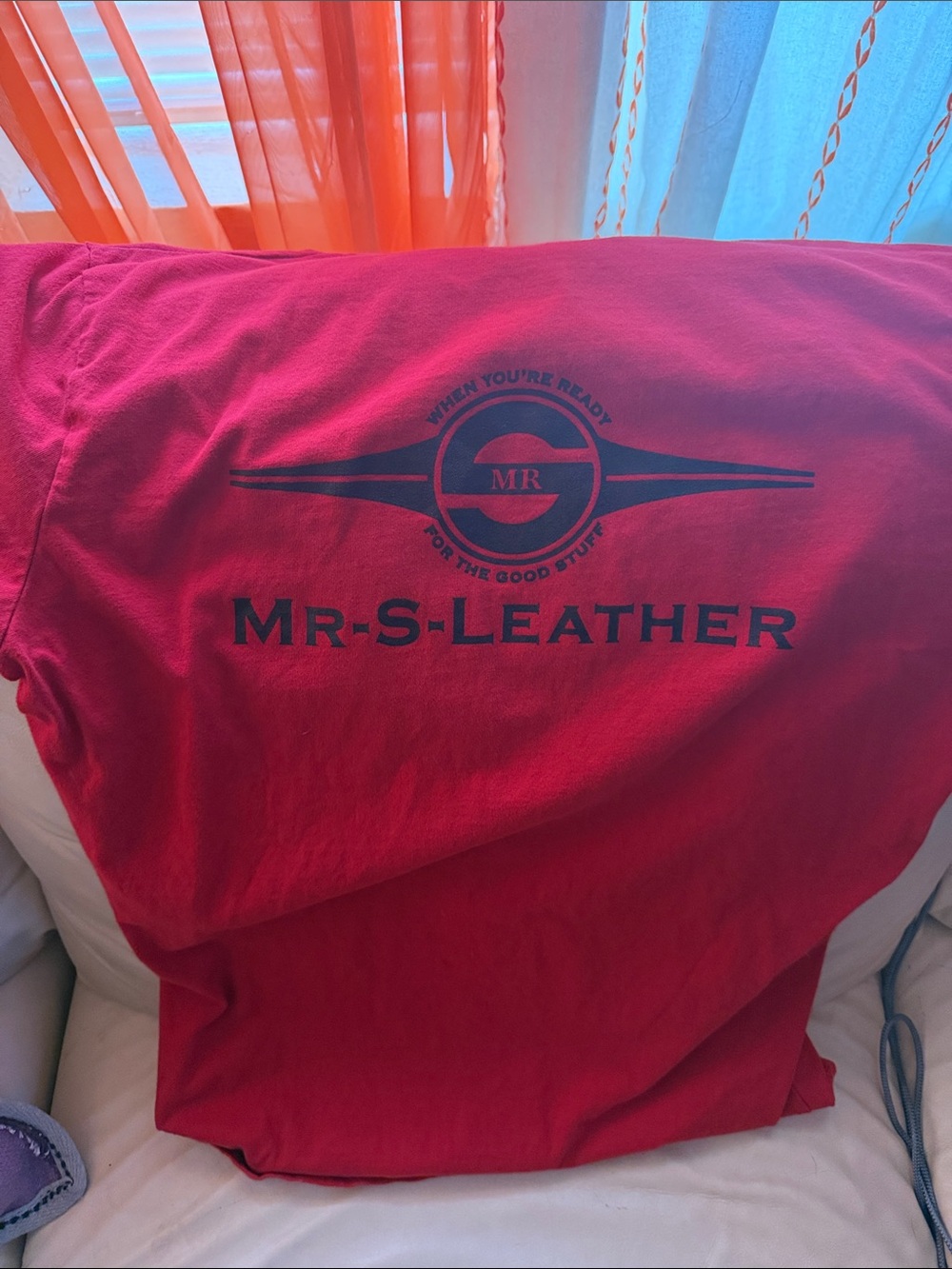 Men's Red Logo Jersey Tee